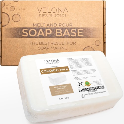 Coconut milk soap base - coconut,